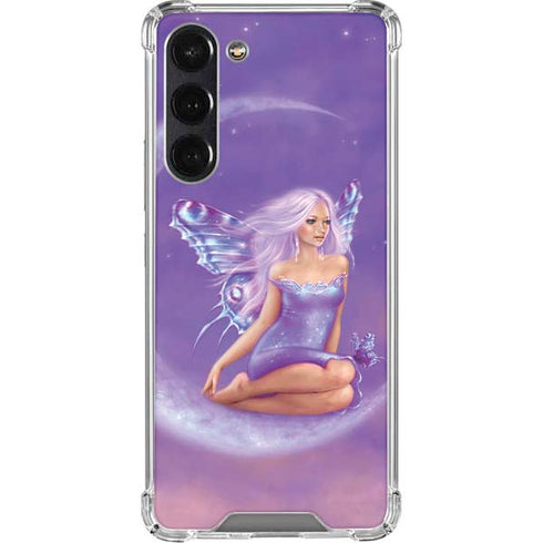 Lavender Moon Fairy by Rachel Anderson Galaxy S24 FE Clear Case